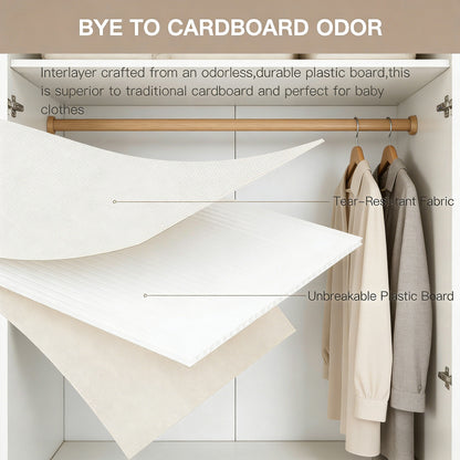 Foldable Fabric Storage Bins Set for Closet Organization