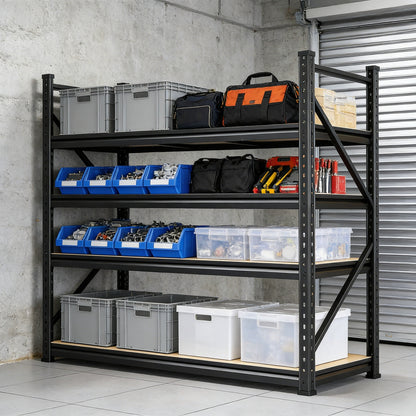 5-Tier Heavy-Duty Adjustable Storage Shelving Unit